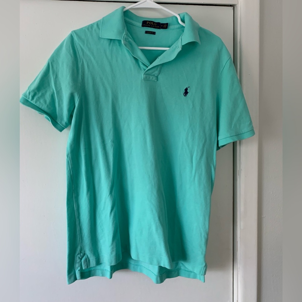 Ralph Lauren polo classic fit men’s size M aqua